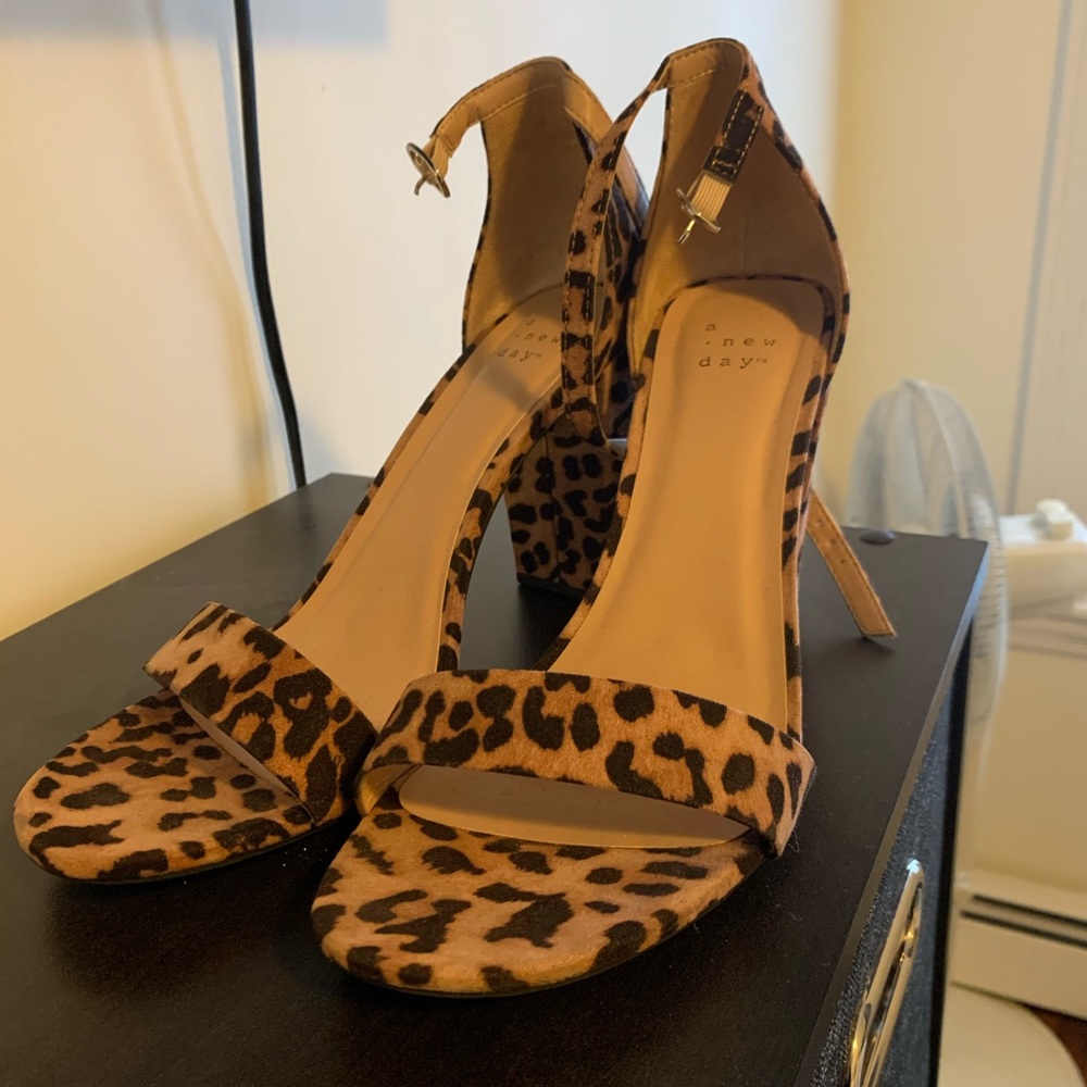 Cheetah print heels